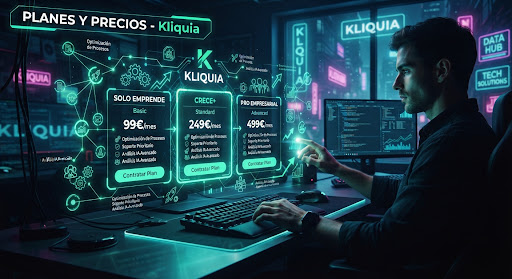 Interfaz holográfica de Kliquia